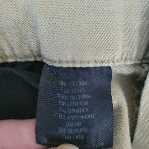 Valor Collective Sz 32 Khaki Jogger Pants (Tilly's) Streetwear Tan Teens Men - Picture 6 of 12
